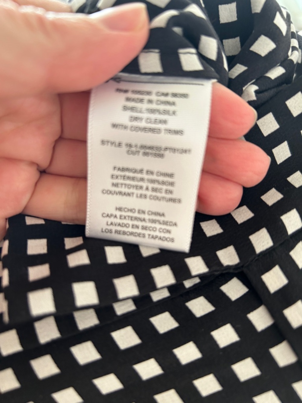 EQUIPMENT Bergen Silk Pants Cropped Check size 2 - Picture 6 of 6
